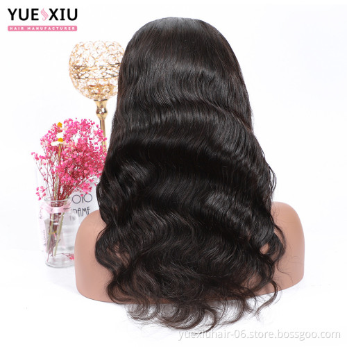 180% Body Wave Lace Closure Wig  Human Hair for Black Women Pre Plucked With Baby Hair Brazilian Transparent Lace Frontal Wig